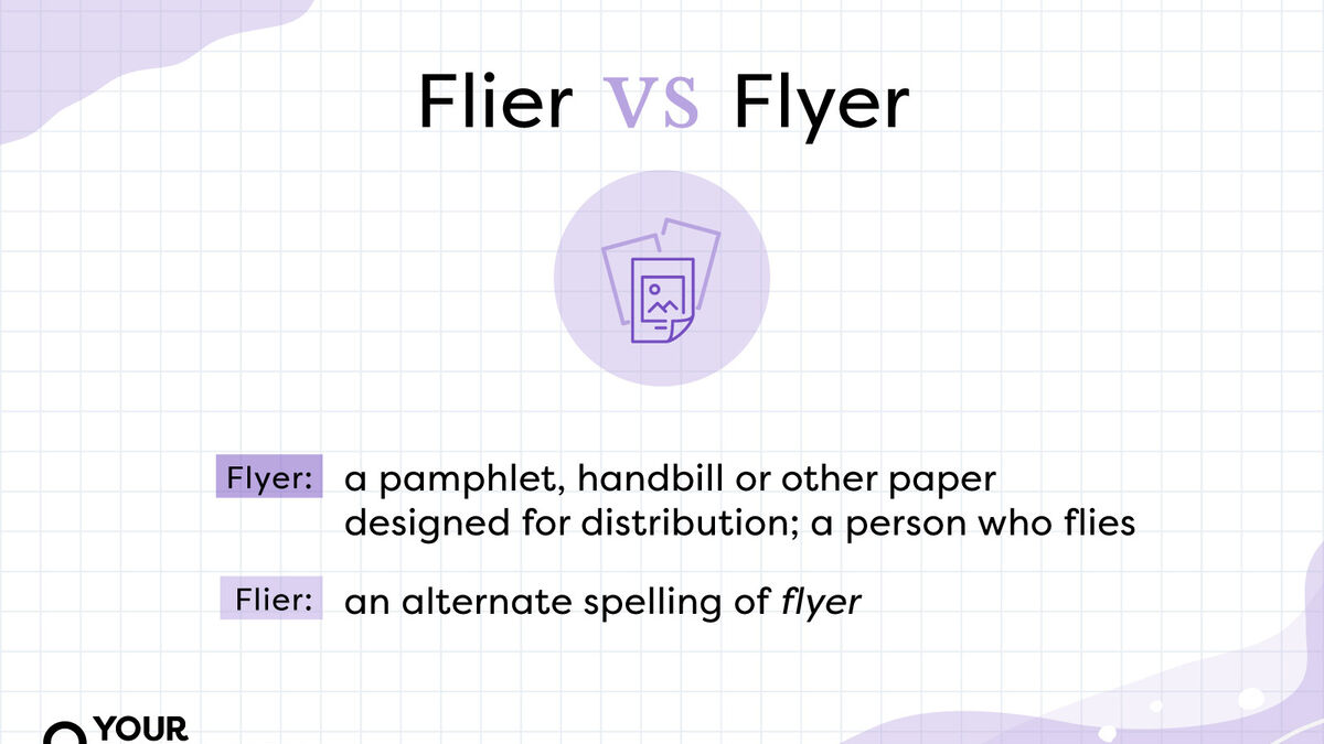 Flyer vs Flier — When to Use Flyer and Flier Correctly